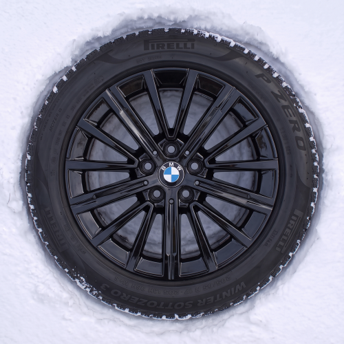 Koła zimowe BMW X1/X2 V-Spoke 833 Jet Black Uni R17