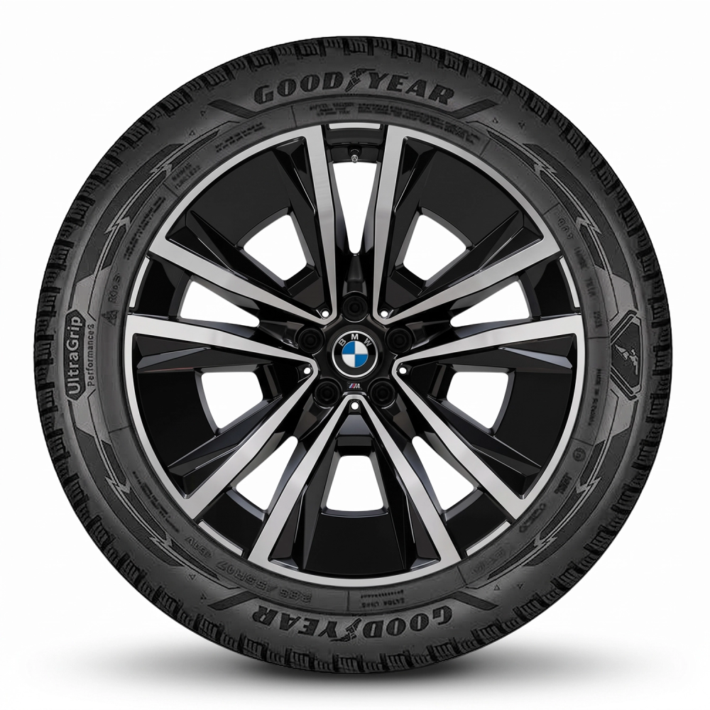 Koła zimowe BMW iX3 NA5 M Aerodynamic 1047M Jet Black R20