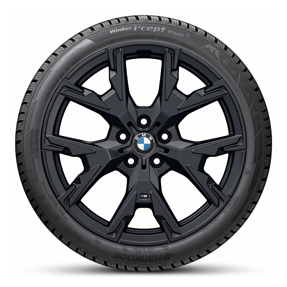 Koła zimowe BMW Seria 1/2 Gran Coupé M Performance 976M Jet Black R19