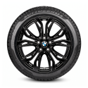 Koła zimowe BMW X1 F48/X2 F39 Y-Spoke 566 Jet Black R18 Run-Flat