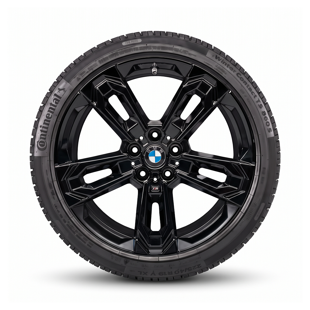 Koła zimowe BMW X1/X2 M Double-Spoke 871M Jet Black R19