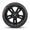 Koła zimowe BMW X1/X2 M Double-Spoke 871M Jet Black R19