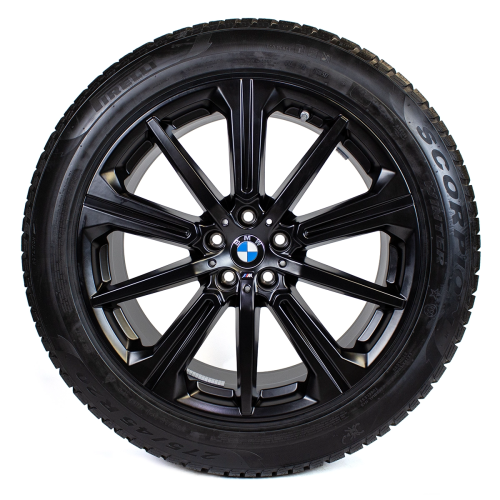 Koła zimowe BMW X5/X6 LCI M Performance Star-Spoke 748M Jet Black Matt R20 Run-Flat