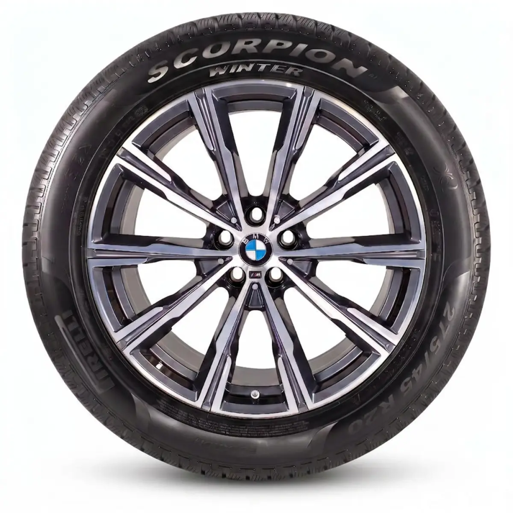 Koła zimowe BMW X5/X6 LCI M Star-Spoke 740M Bicolor Orbit Grey R20 Run-Flat