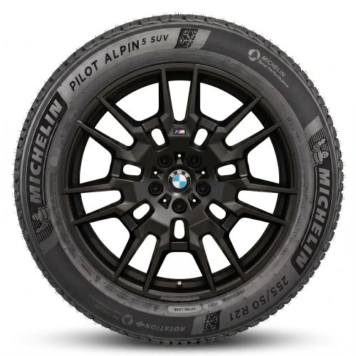 Koła zimowe BMW X5 G65 M Performance Double-Spoke 1109M Jet Black Matt R21