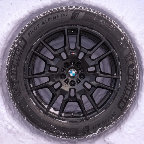 Koła zimowe BMW X5 G65 M Performance Double-Spoke 1109M Jet Black Matt R21