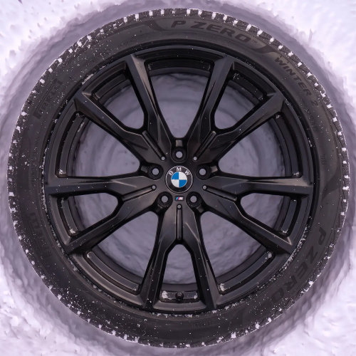 Koła zimowe BMW X7 G07 LCI M V-Spoke 755M Jet Black Matt R22