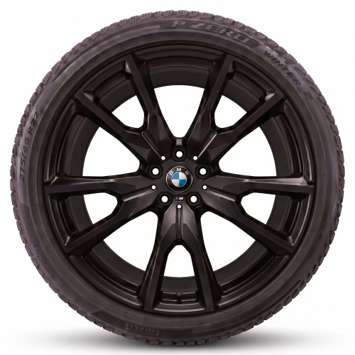 Koła zimowe BMW X7 G07 LCI M V-Spoke 755M Jet Black Matt R22
