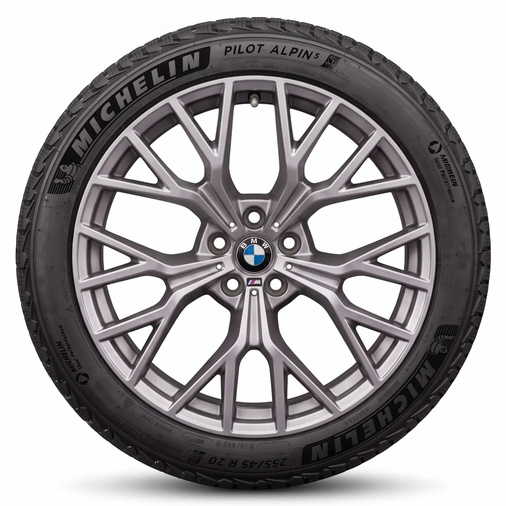 Koła zimowe BMW Seria 7 G70 LCI Y-Spoke 911 Refined Silver R20