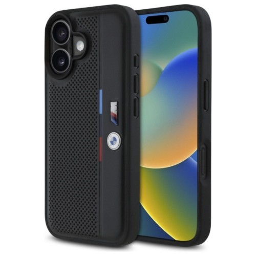 Etui BMW do iPhone 16 M Perforated Tricolor | Oficjalny Dealer