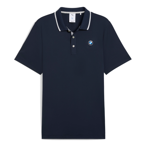 PUMA x BMW Golf Koszulka Polo Cloudspun Bridges - Granatowa | Oficjalny Dealer