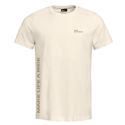 Koszulka BMW Motorrad Make Life a Ride - "Off White"