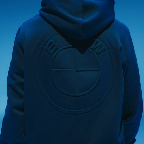 Bluza z kapturem BMW Core Reverse Symbol - Niebieska | Oficjalny Dealer