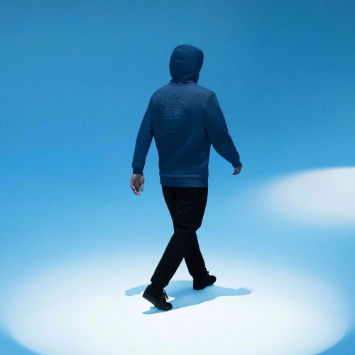 Bluza z kapturem BMW Core Reverse Symbol - Niebieska | Oficjalny Dealer