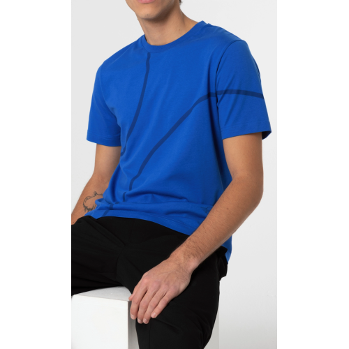 Koszulka MINI Outline - Niebieska | Oficjalny Dealer