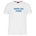 Koszulka BMW Motorrad Make Life a Ride - White | Oficjalny Dealer