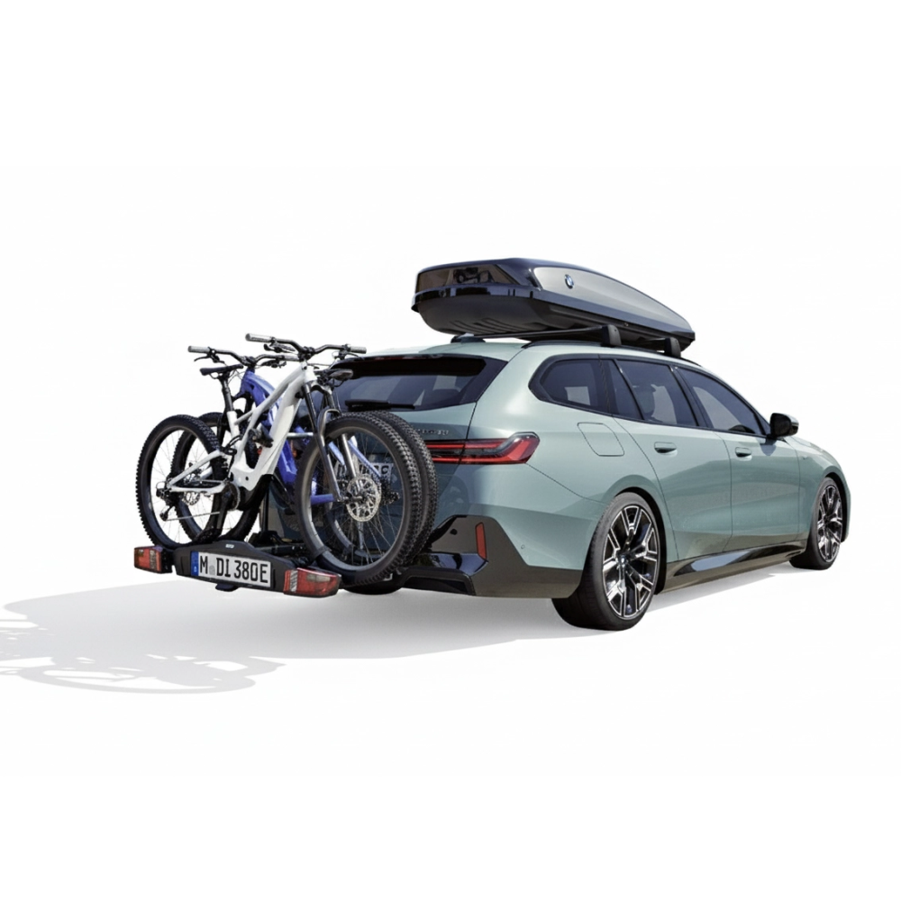 Tylny bagażnik rowerowy na hak BMW, na 2 rowery | Oficjalny Dealer