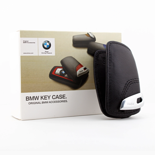 Skórzane Etui na kluczyk BMW - Czarne | Oficjalny Dealer