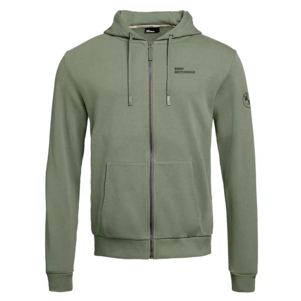 Bluza z kapturem BMW Motorrad „Make Life a Ride” Khaki | Oficjalny Dealer