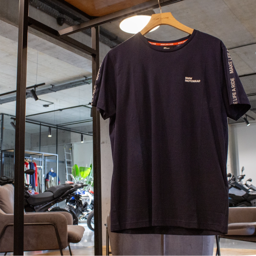 Koszulka BMW Motorrad Make Life a Ride - Navy | Oficjalny Dealer