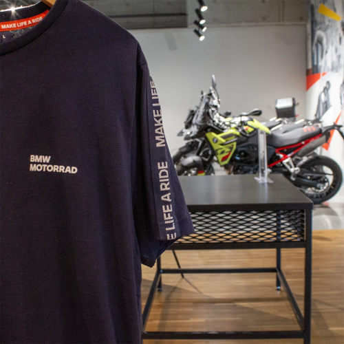 Koszulka BMW Motorrad Make Life a Ride - Navy | Oficjalny Dealer
