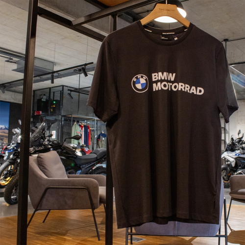Koszulka BMW Motorrad Logo - Czarna
