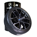 Koła Zimowe BMW M Double Spoke 930M Jet Black Uni Bright Turned