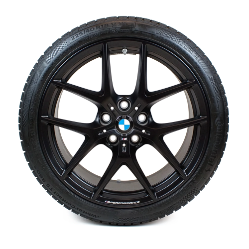 Koła Zimowe BMW M Performance Y-Spoke 554M Jet Black Matt Forged, R18 | Oficjalny Dealer