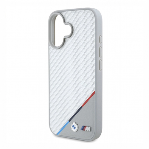Etui do iPhone 16 BMW M Carbon Tricolor Line MagSafe | Oficjalny Dealer