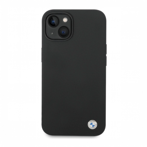 Etui BMW do iPhone 13 / 14 / 15 – Hardcase Silicone z metalowym logo | Oficjalny Dealer