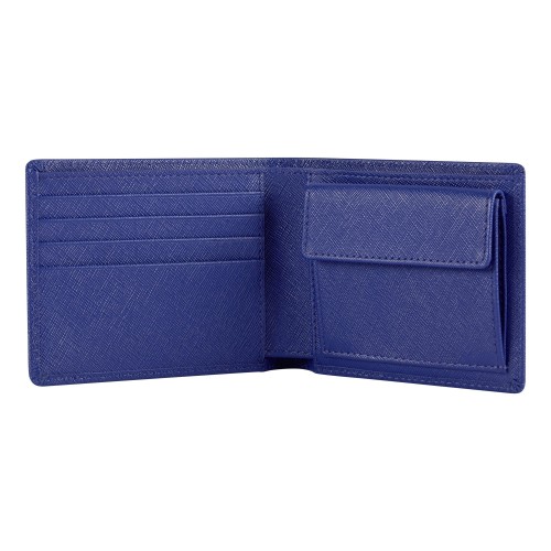 Portfel BMW z Kieszonką na Monety - Niebieski