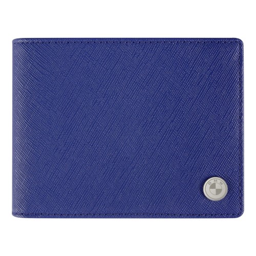 Portfel BMW z Kieszonką na Monety - Niebieski