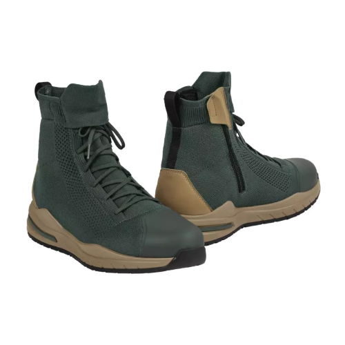 Sneakersy BMW Motorrad Ginza – brązowe, 3D Knit i norma DIN EN 13634