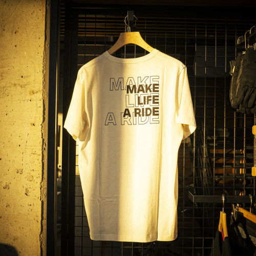 Koszulka BMW Motorrad Make Life A Ride Logo - Biała | Oficjalny Dealer