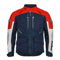 Męska Kurtka Motocyklowa BMW Motorrad GS Rallye GORE-TEX Niebiesko-czerwona