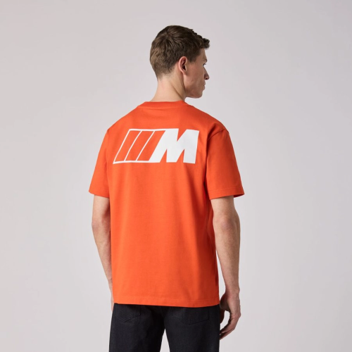 Koszulka BMW M Reverse Oversize - Pomarańczowa | Oficjalny Dealer