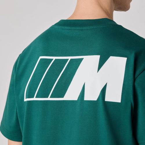 Koszulka BMW M Reverse Oversize - Zielona | Oficjalny Dealer