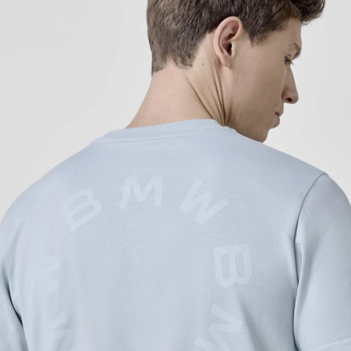 Koszulka BMW Arched Logo „ARC" - Błękitna | Oficjalny Dealer