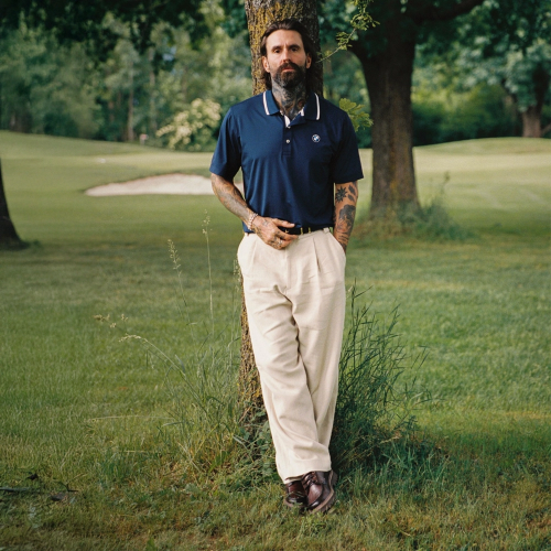 PUMA x BMW Golf Koszulka Polo Cloudspun Bridges - Granatowa | Oficjalny Dealer