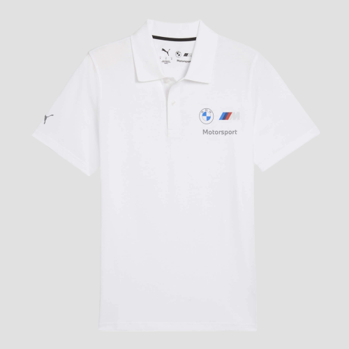 Koszulka Polo PUMA x BMW M Motorsport – Biała | Oficjalny Dealer