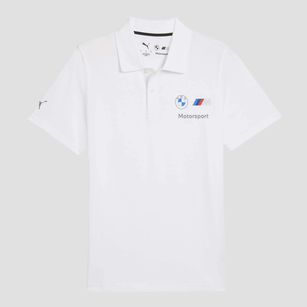 Koszulka Polo PUMA x BMW M Motorsport – Biała | Oficjalny Dealer