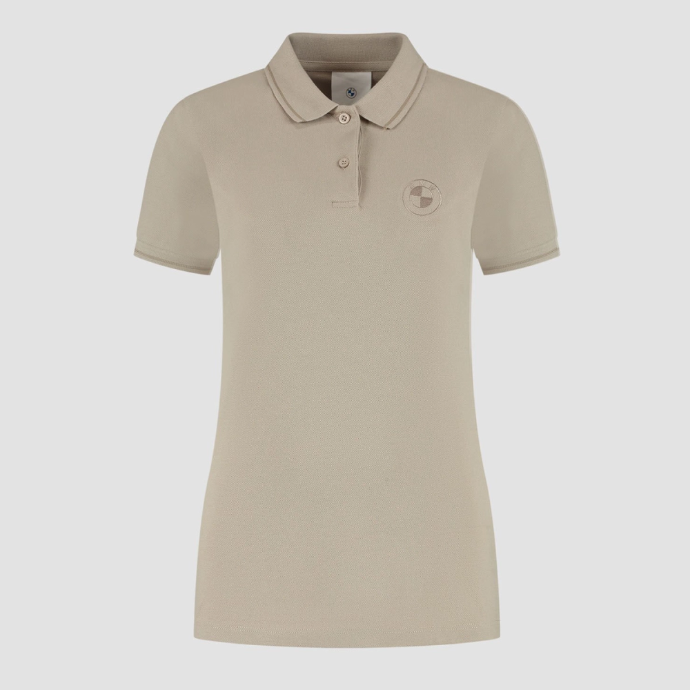 Koszulka Polo BMW Damska - Beżowa | Oficjalny Dealer