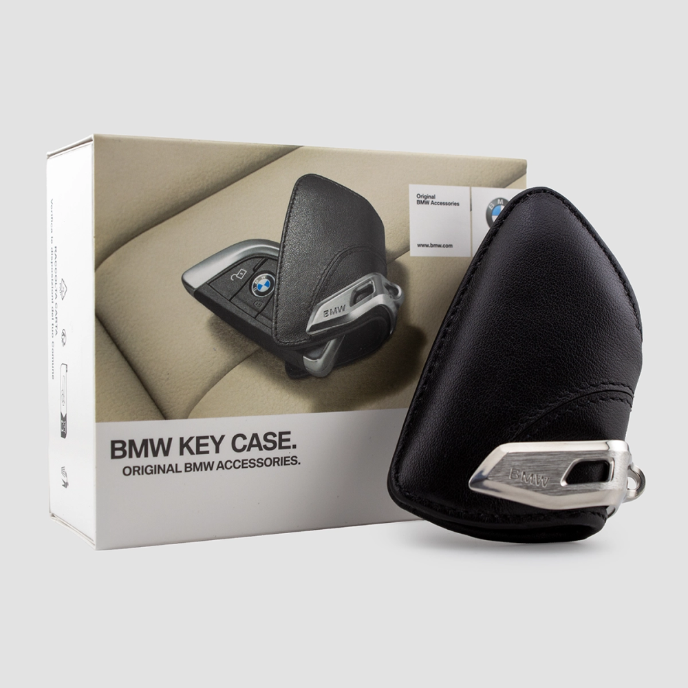 Skórzane Etui na kluczyk BMW - Czarne | Oficjalny Dealer