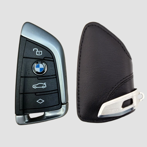 Skórzane Etui na kluczyk BMW - Czarne | Oficjalny Dealer