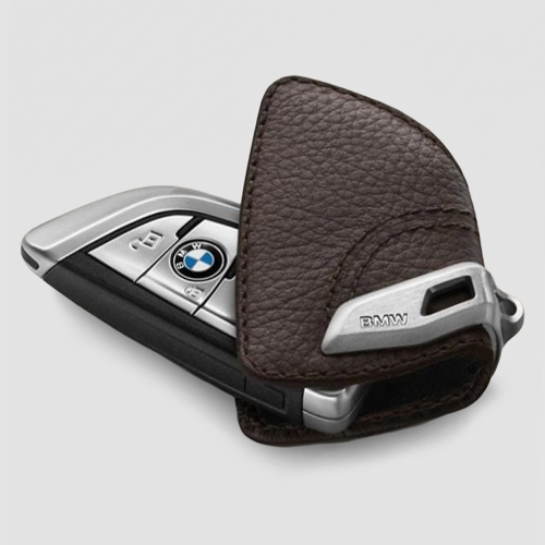 Skórzane Etui na kluczyk BMW - Mokka | Oficjalny Dealer