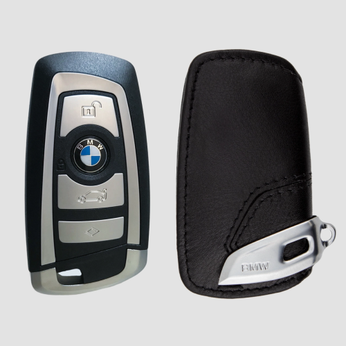 Skórzane Etui na kluczyk BMW - Czarne | Oficjalny Dealer