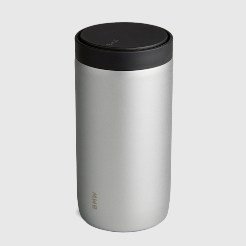 Kubek termiczny BMW Push 330 ml - Srebrny | Oficjalny Dealer