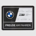 Tablica metalowa BMW - 50 lat Serii 3 (Freude am Fahren) | Oficjalny Dealer