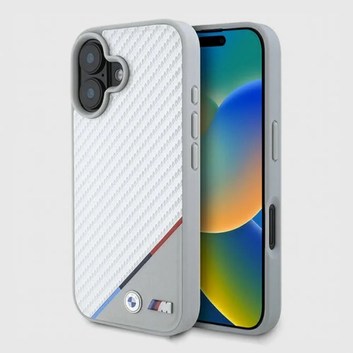 iPhone 16 Etui BMW M Carbon Tricolor | Oficjalny Dealer