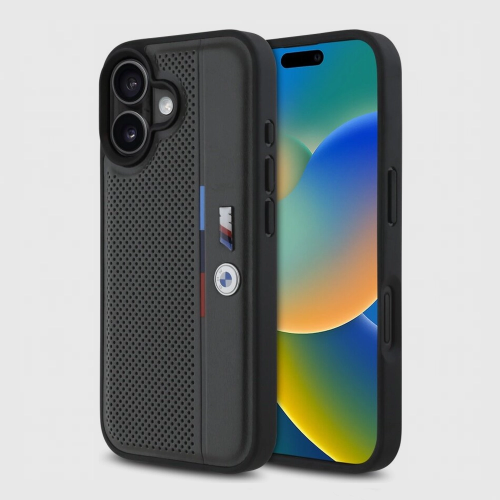 iPhone 16 Etui BMW M Perforated Tricolor | Oficjalny Dealer